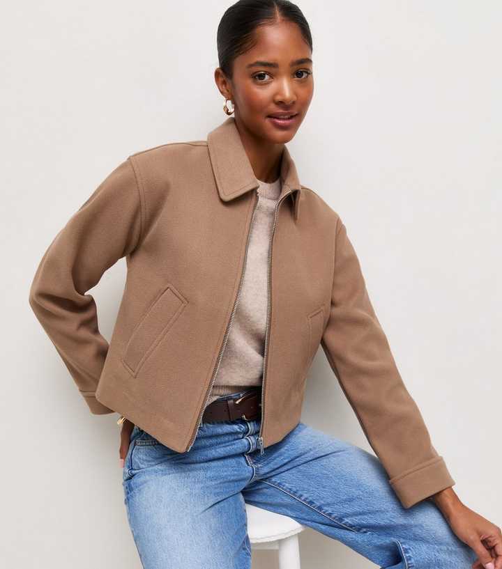 Mink Felt Zip Through Shacket