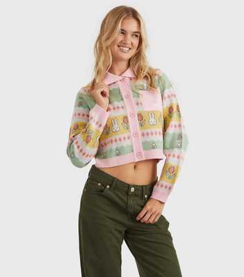 Skinnydip Multicolour Miffy Cottage Knitted Cardigan