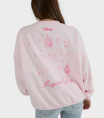 Skinnydip Pink Disney Castle Oversized Sweatshirt