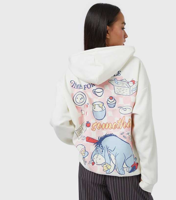 Skinnydip White Disney Winnie the Pooh Picnic Print Hoodie