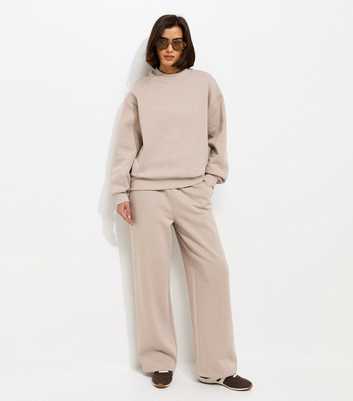 Mink Wide Leg Relaxed Fit Joggers