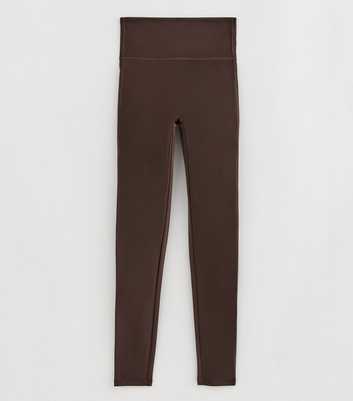 Premium Dark Brown Athletic Leggings
