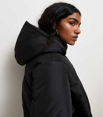 Petite Black Cropped Puffer Jacket