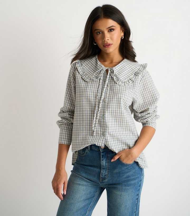 Gini London Blue Collared Shirt