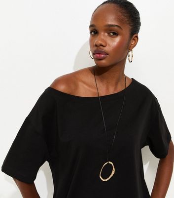 Black Off The Shoulder Top | New Look