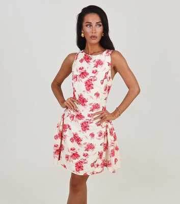 AX Paris Pink Pleated Hip Mini Dress