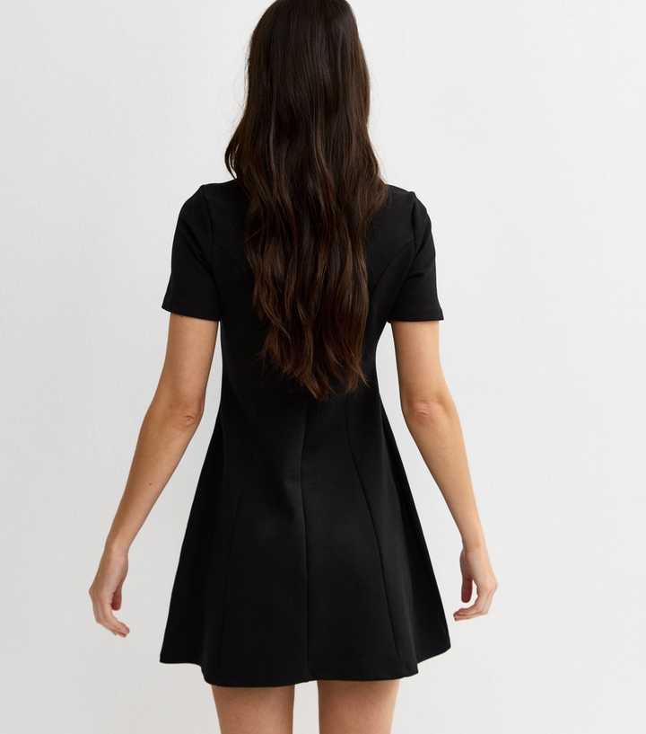 Black Fit and Flare Mini Dress | New Look Black Fit and Flare Mini Dress | New Look