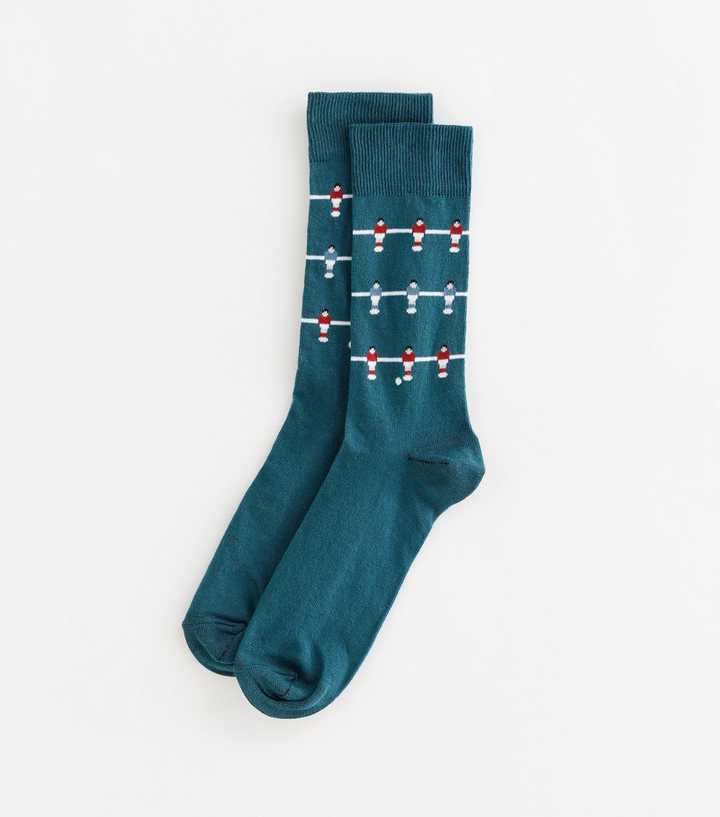 Blue Fooseball Socks