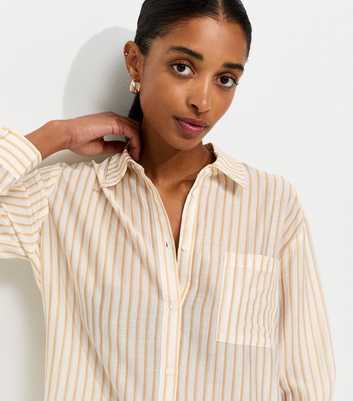 Yellow Striped Long Sleeve Shirt