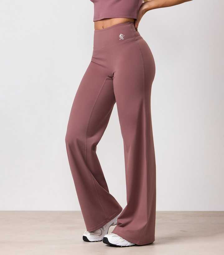Gym King Brown 365 Straight Leg Yoga Pants 