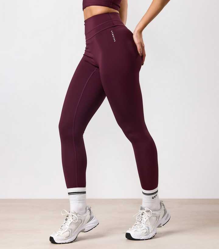 Gym King Burgundy Leggings
