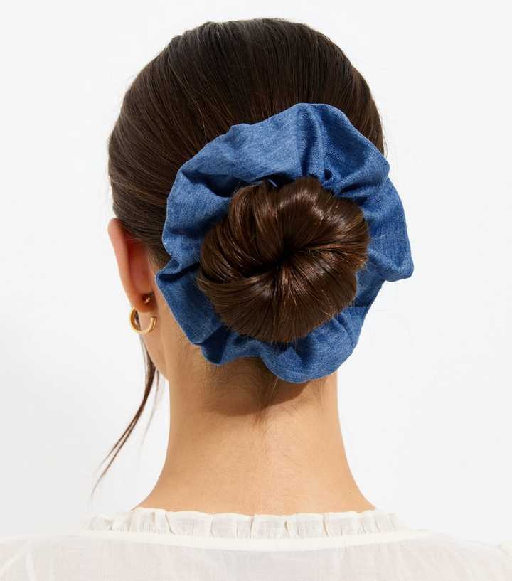 Blue Denim Scrunchie