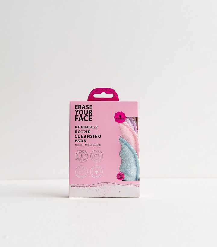Danielle Creations Pack of 4 Multicolour Erase Your Face Cleansing Pads