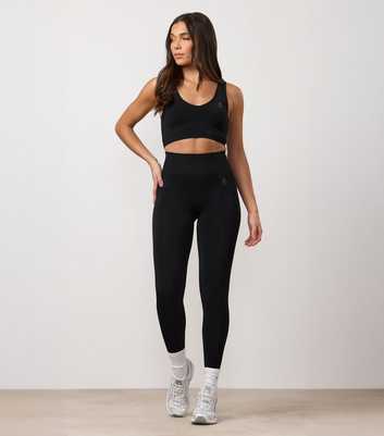 Gym King Black Poise Seamless Tank Top
