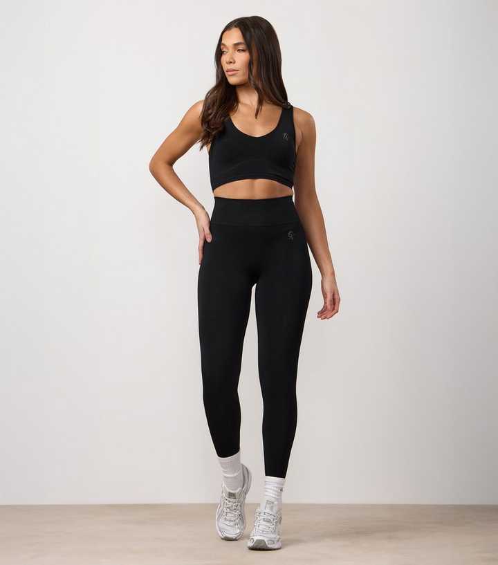 Gym King Black Poise Leggings