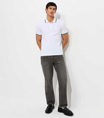 Dark Grey Cotton Relaxed Fit Jeans