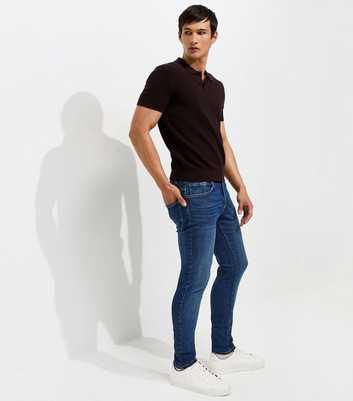 Dark Blue Cotton Rich Skinny Fit Jeans