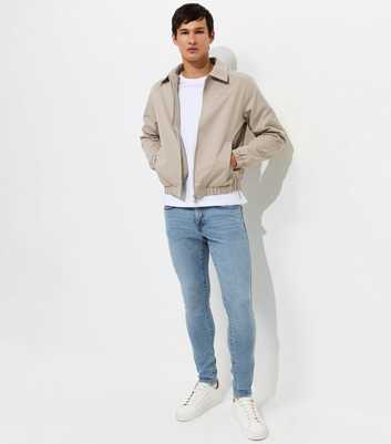 Light Blue Cotton Rich Skinny Fit Jeans