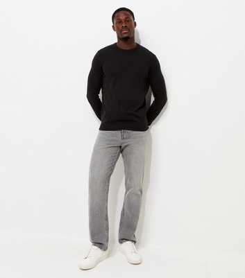 Light Grey Regular Straight Leg Jeans