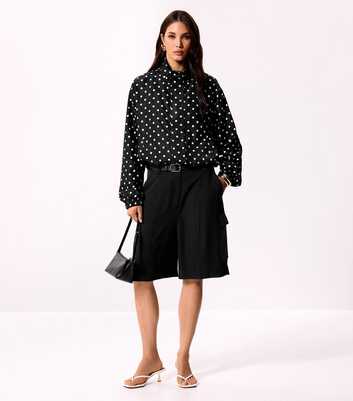 Black Cargo City Shorts