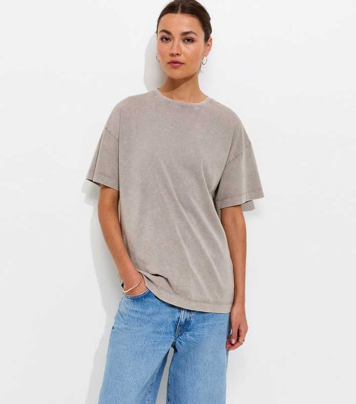 Light Brown Oversized T-Shirt