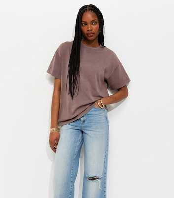 Brown Oversized T-Shirt