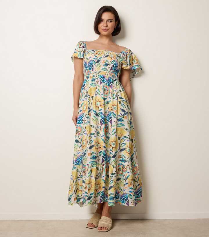 blue vanilla yellow dress Tropical Print Midi Select Pants Size:30W Steampunk 78 cm / 30.7 Women's knitted dress in