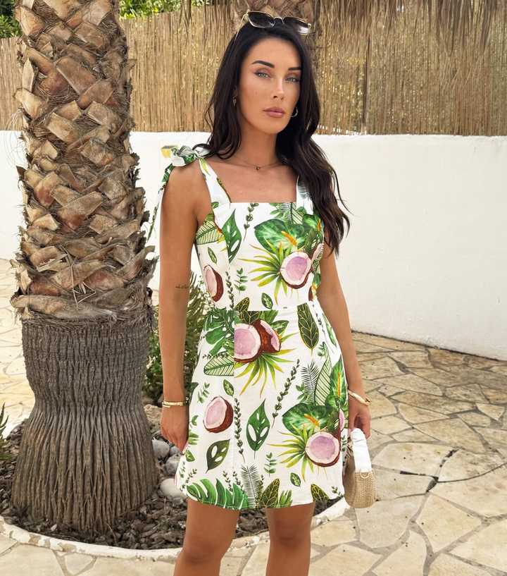 AX Paris Multicolour Tie Strap Mini Dress