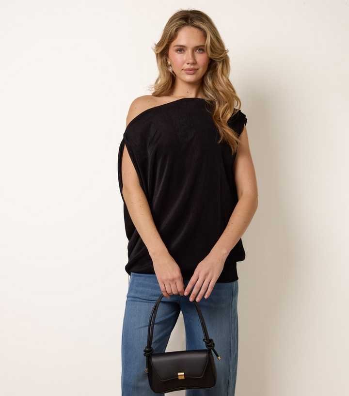 Blue Vanilla Black Oversized Tunic Top