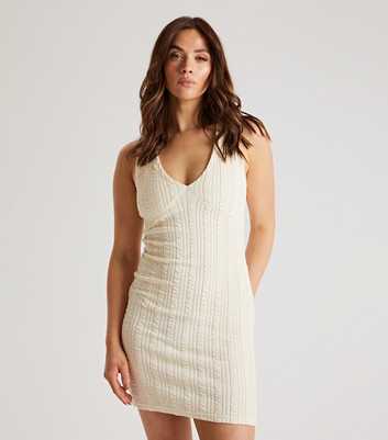 Urban Bliss Stone Ribbed Mini Dress