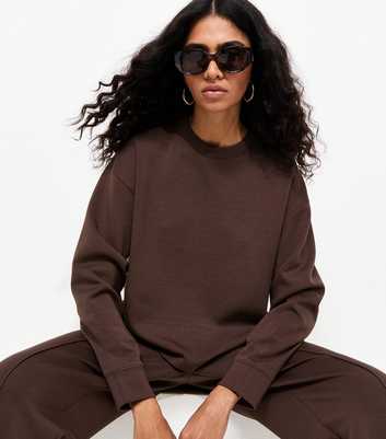 Premium Brown Wide Leg Joggers