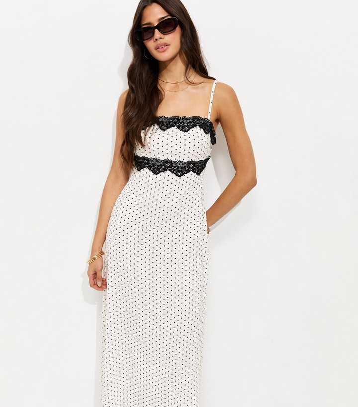 new look white lace dress STELLA NOVA Cotton Lace Dress in White 38