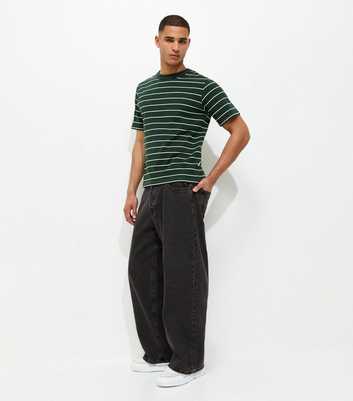 Jack & Jones Black Wide Leg Jeans