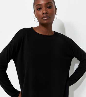Black Soft Touch Long Sleeve Top