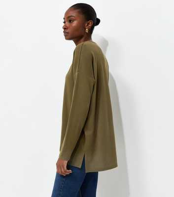Dark Khaki Soft Touch Long Sleeve Top