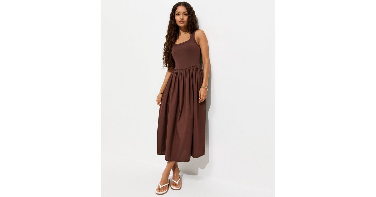 embroidered cotton dress Shell Embroidered Cotton Tunic – Breezy Beach Coverup main image 1