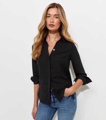 Tall Black Long Sleeve Shirt
