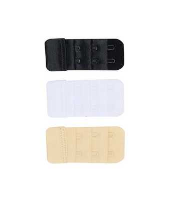 Nude Intimates Pack of 3 Multi Colour Bra Extenders