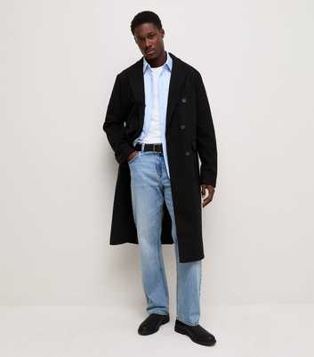Black Longline Tailored Coat