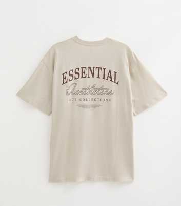 Jack & Jones Stone Organic Cotton Essential Aesthetics T-Shirt