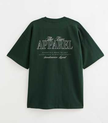 Jack & Jones Dark Green Cotton Rich Apparel Logo T-Shirt