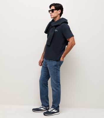 Jack & Jones Blue Regular Fit Mid Rise Jeans