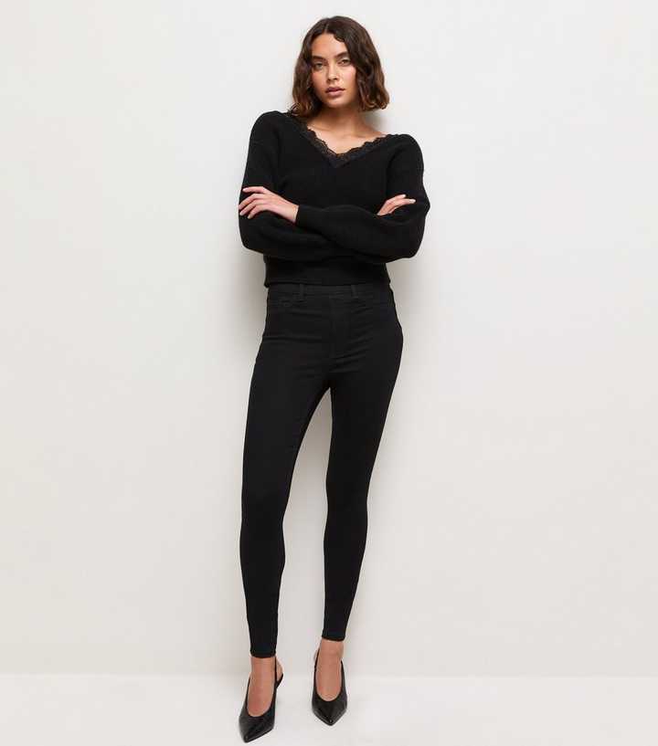 Tall Black Cotton Rich Lift & Shape Jeggings