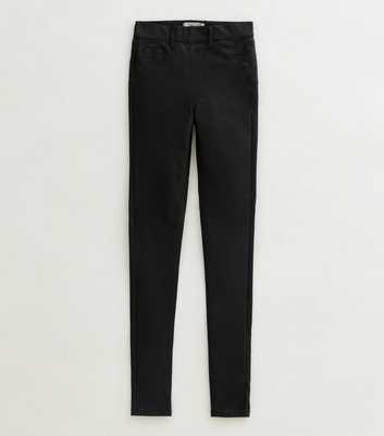 Tall Black Coated Emilee Jeggings