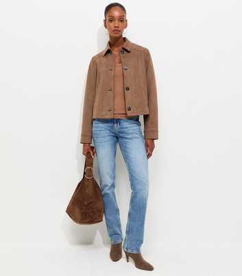 Mink Faux Suede Shacket