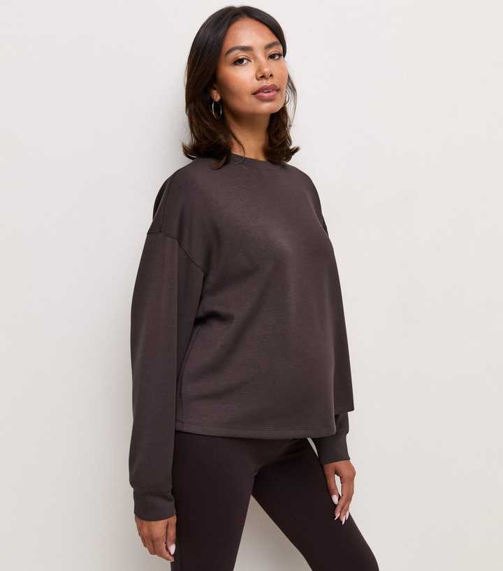 Maternity Premium Dark Burgundy Sweatshirt