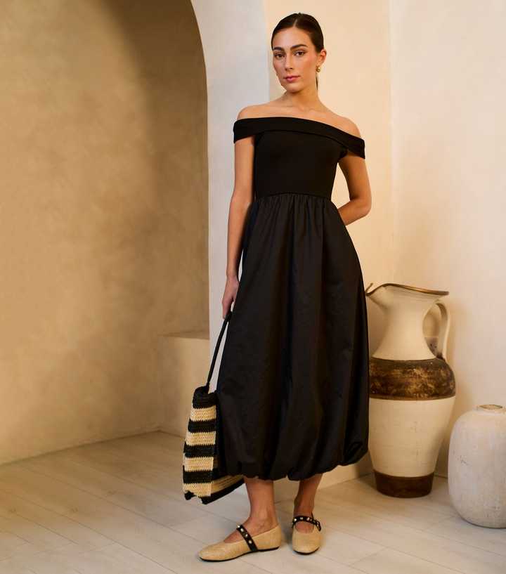 chinese dress ladies Bella Bardot Maxi Dress with Thigh Split and Train main image 0