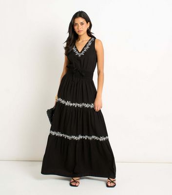 black floral maxi dress new look Shoulder Dress Black Dress Floral Print AX Paris Black Floral Print Off The Shoulder Midi Dress