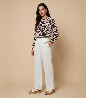 Urban Bliss Brown Zebra Print Shirt