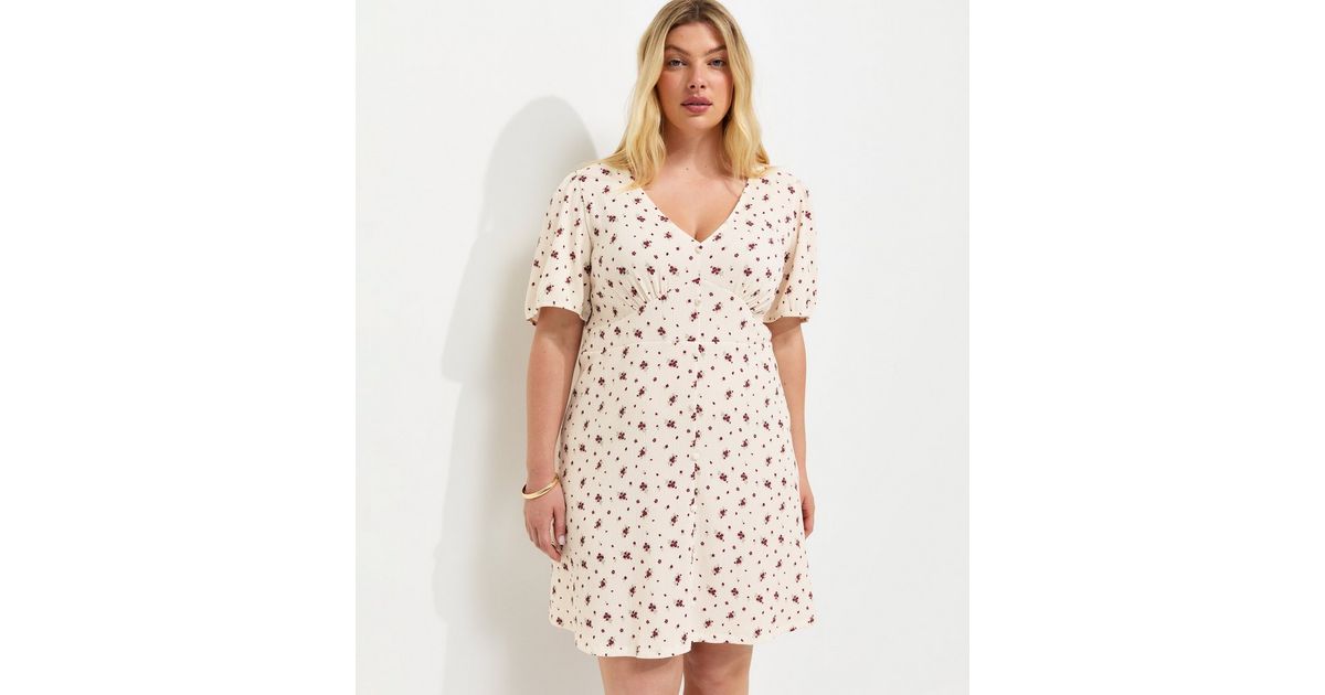 new look short sleeve dress Women's Short Sleeve Mini A-Line Dress